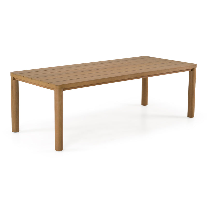 Evora + Sintra - Outdoor Eucalyptus + Grey Olefin 9-Piece Dining Set — view 4