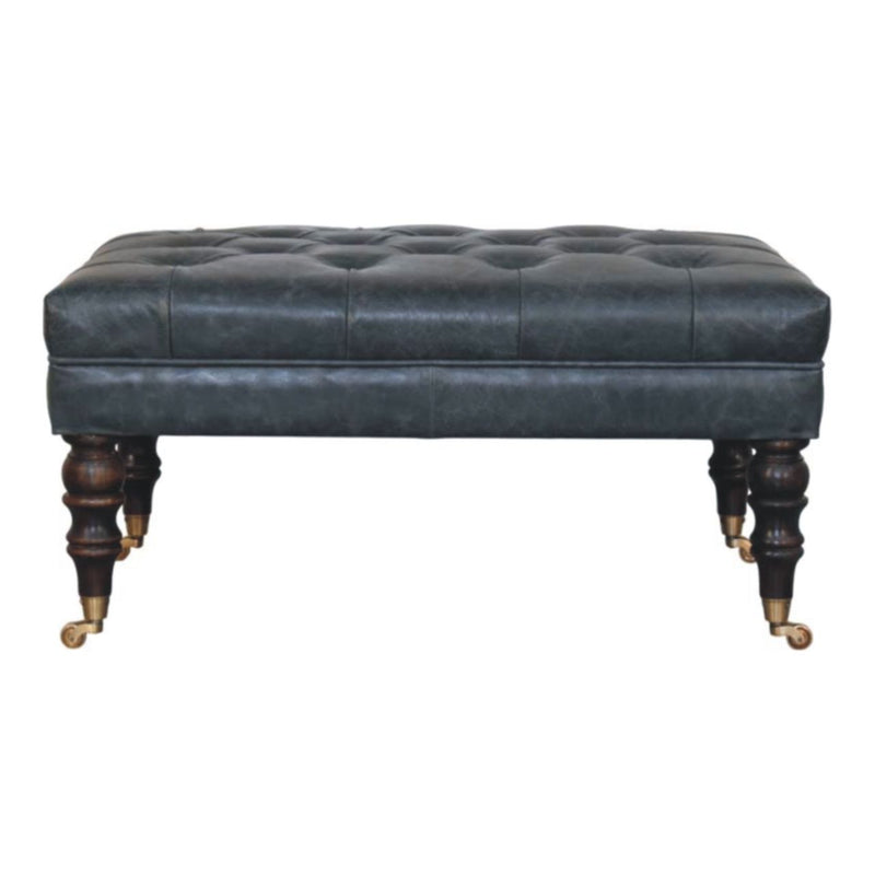 Buffalo - Ottoman With Castor Legs - R&R Furniture Gallery (Fountain Valley, CA)