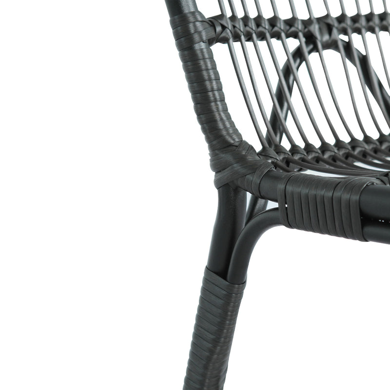 Outdoor Wicker Dining Chairs With Washable Cushion (Set of 2) - R&R Furniture Gallery (Fountain Valley, CA)