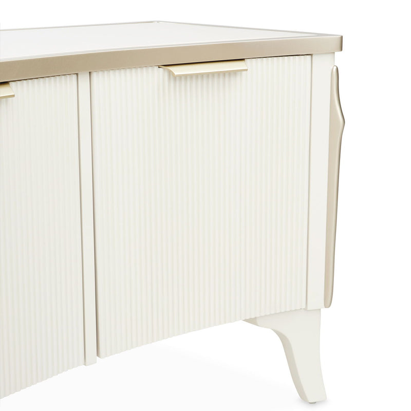 La Marisia - Media Cabinet - Creamy Pearl - R&R Furniture Gallery (Fountain Valley, CA)