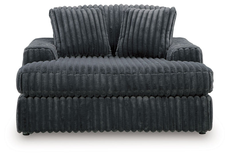 Midnight-Madness - Oversized Chaise - R&R Furniture Gallery (Fountain Valley, CA)