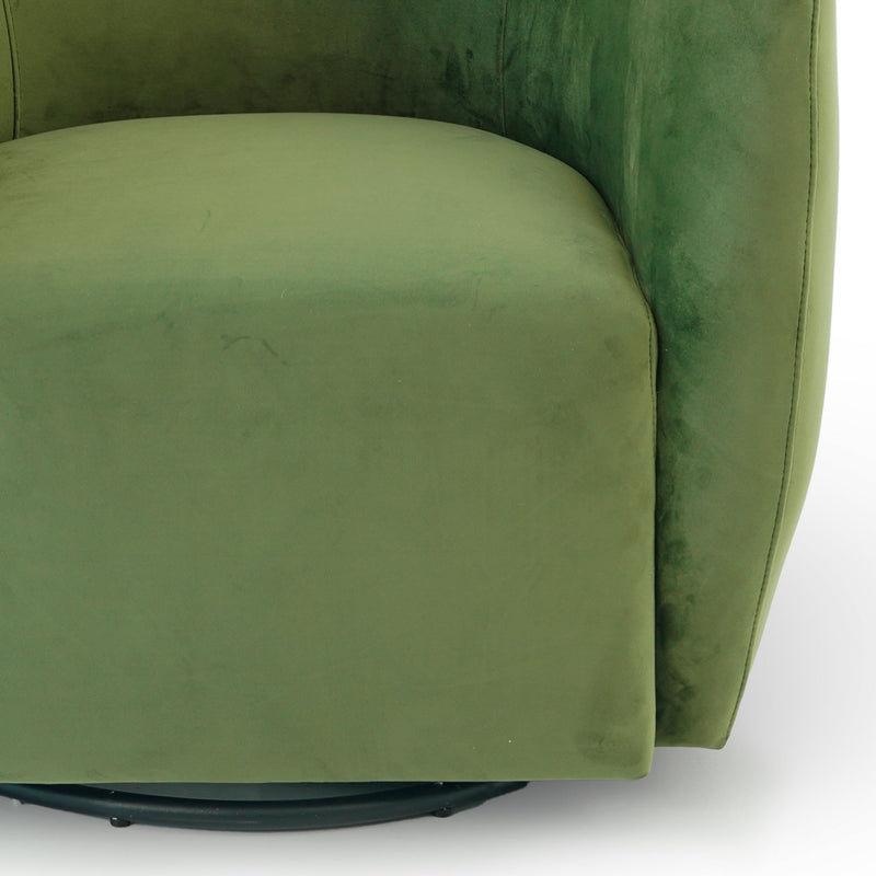 Renee - Swivel Chair - Green - R&R Furniture Gallery (Fountain Valley, CA)