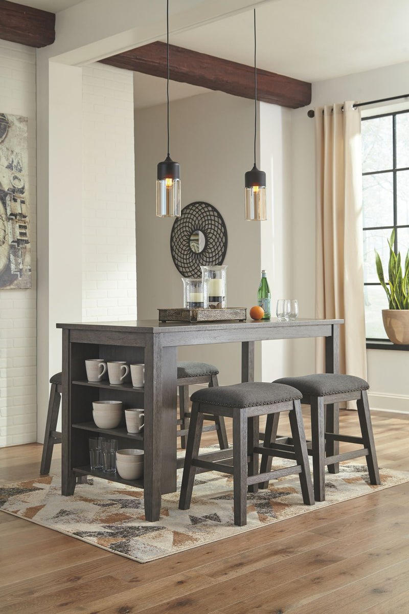 Caitbrook - Rectangular Counter Table Set - R&R Furniture Gallery (Fountain Valley, CA)