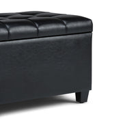 Sienna - Upholstered Storage Ottoman Bench - R&R Furniture Gallery (Fountain Valley, CA)