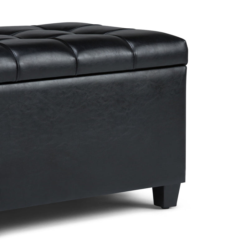 Sienna - Upholstered Storage Ottoman Bench - R&R Furniture Gallery (Fountain Valley, CA)