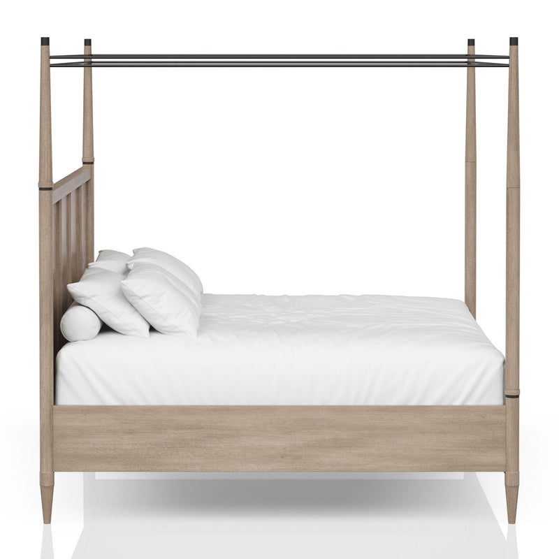 Transitional Styling Canopy Bed - R&R Furniture Gallery (Fountain Valley, CA)