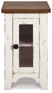 Wystfield - Chair Side End Table - White / Brown - R&R Furniture Gallery (Fountain Valley, CA)