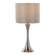 Set of two Lumi Source Lenuxe contemporary semi-gloss table lamps with modern design and sleek finish.