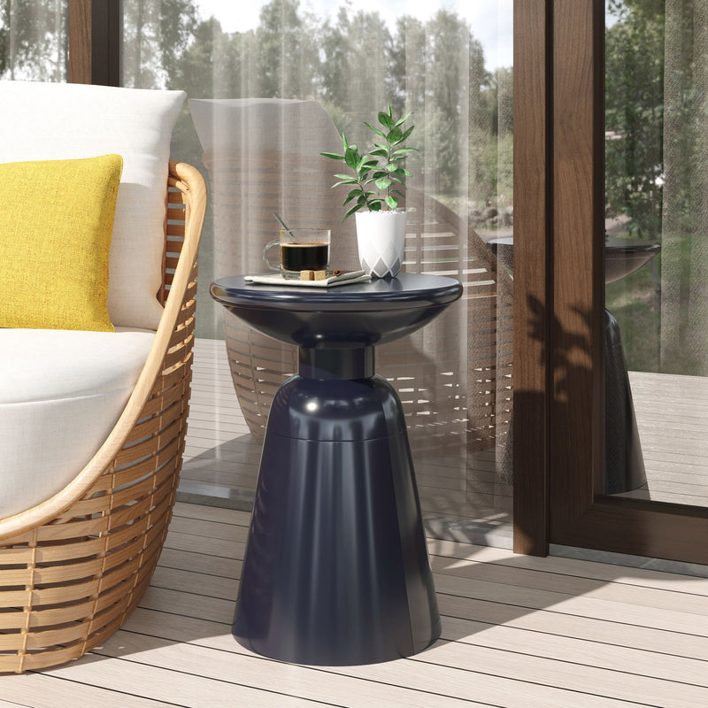 Outdoor Modern Metal End Large Table - R&R Furniture Gallery (Fountain Valley, CA)