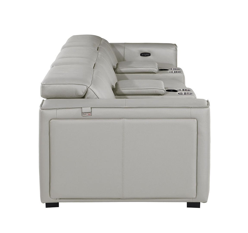 1224 - 5-Piece Modular Power Reclining Sofa In With 3 Power Recliners & Power Headrests