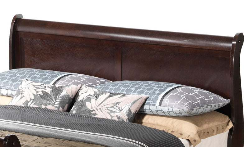 Louis Phillipe - Panel Sleigh Bed - R&R Furniture Gallery (Fountain Valley, CA)