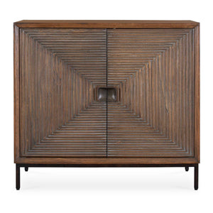 Bottom Line - 2 Door Wood Cabinet - Woodtone
