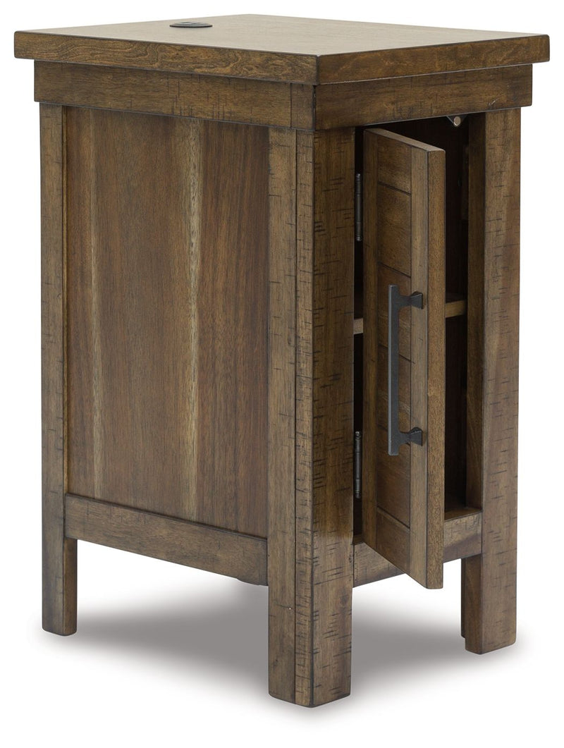 Moriville - Chair Side End Table - Grayish Brown - R&R Furniture Gallery (Fountain Valley, CA)