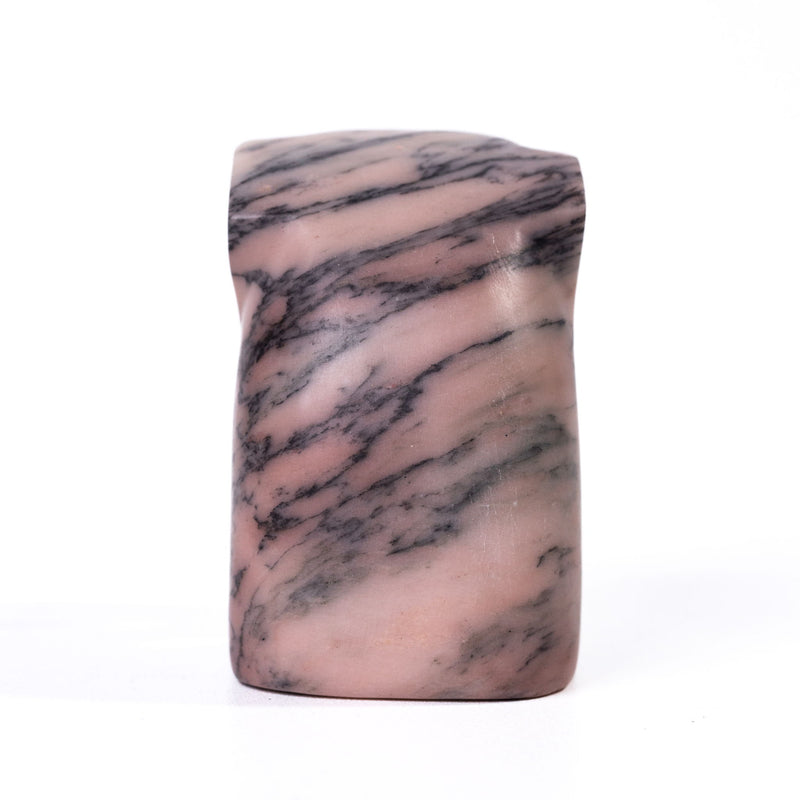 Marble Elephant Statue - Pink Green - R&R Furniture Gallery (Fountain Valley, CA)