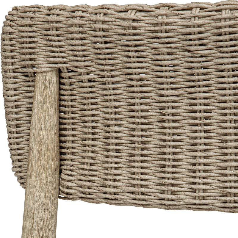 Kailua - Outdoor Wicker Dining Chair - Gray