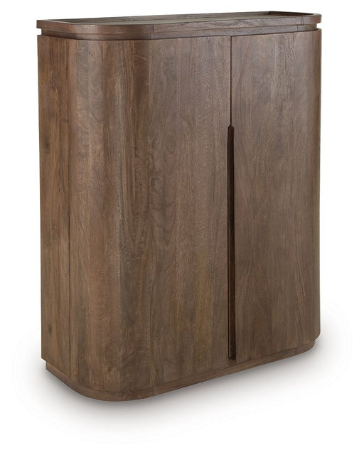 Landermont - Bar Cabinet - Medium Brown - R&R Furniture Gallery (Fountain Valley, CA)