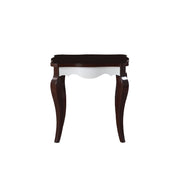 Mathias - End Table - White & Walnut - R&R Furniture Gallery (Fountain Valley, CA)