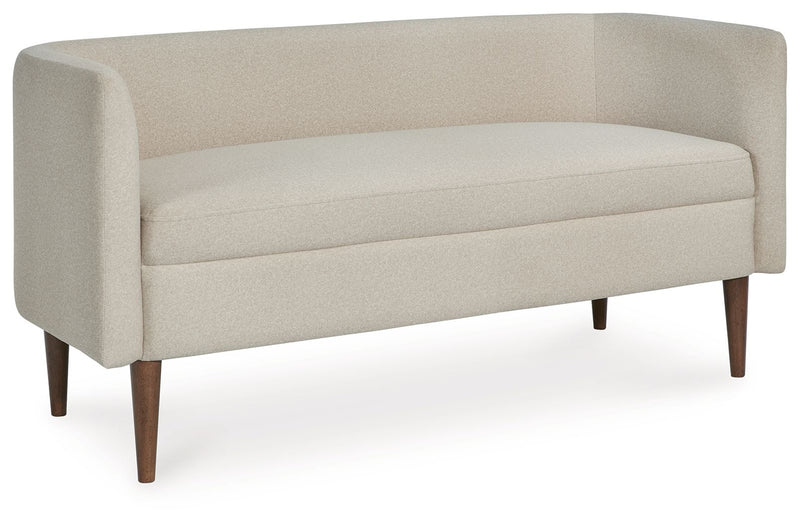 Wainner - Accent Bench - Beige - R&R Furniture Gallery (Fountain Valley, CA)