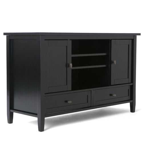 Warm Shaker - TV Media Stand Handcrafted - R&R Furniture Gallery (Fountain Valley, CA)