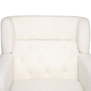 Upholstered Accent Chair Tufted Armchair For Living Room And Bedroom - R&R Furniture Gallery (Fountain Valley, CA)