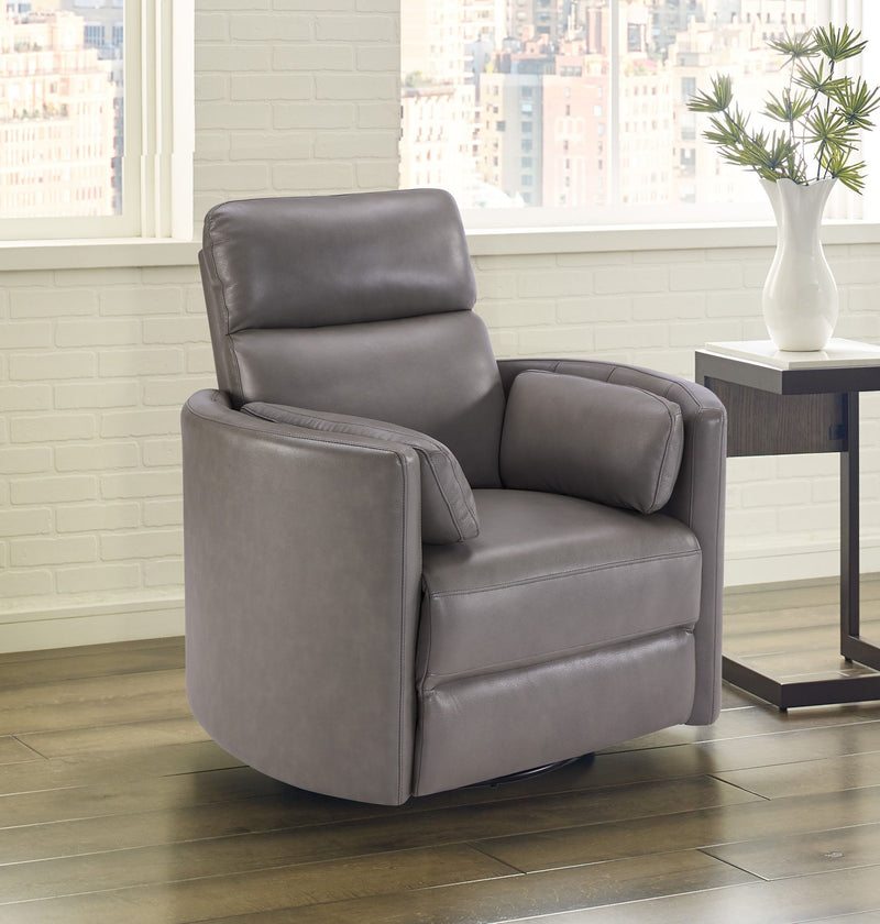 Radius - Power Cordless Swivel Glider Recliner - R&R Furniture Gallery (Fountain Valley, CA)