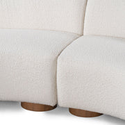 Classic Home Octavia stationary sectional sofa with plush fabric, featuring multiple seating sections and a modern design.
