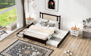 Platform Bed With 2 Big Drawers & Trundle - R&R Furniture Gallery (Fountain Valley, CA)