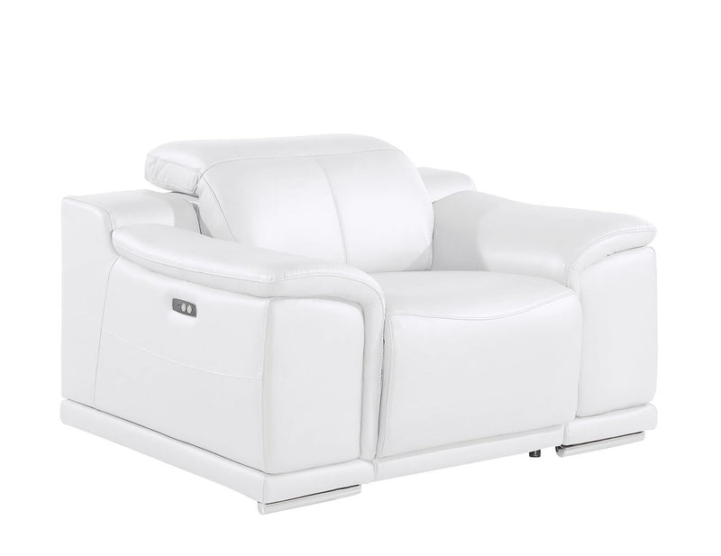 2679 - Power Reclining Chair With Power Headrest In Genuine Leather