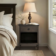 Victoria - Nightstand With Open Storage - R&R Furniture Gallery (Fountain Valley, CA)