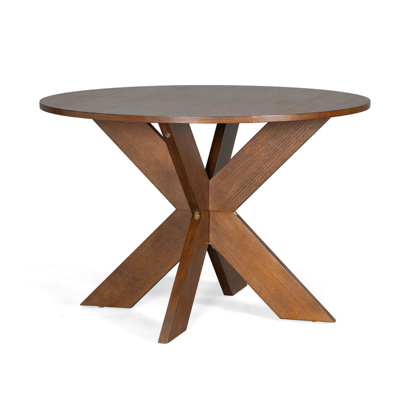 Round Dining Table Kitchen Table - Cherry - R&R Furniture Gallery (Fountain Valley, CA)