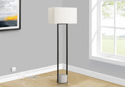 Lighting, Floor Lamp, Contemporary - Black / Beige - R&R Furniture Gallery (Fountain Valley, CA)