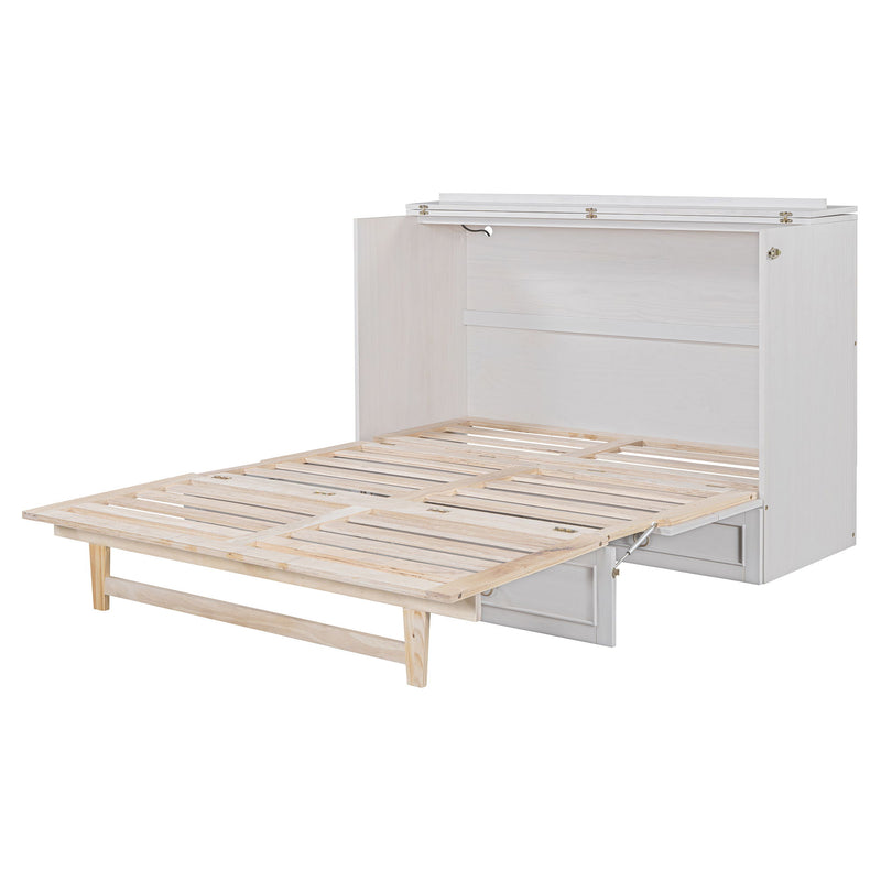 DreamHaus cabinet bed with large drawers, stylish design, featuring a sleek wood finish and functional storage for modern bedrooms.