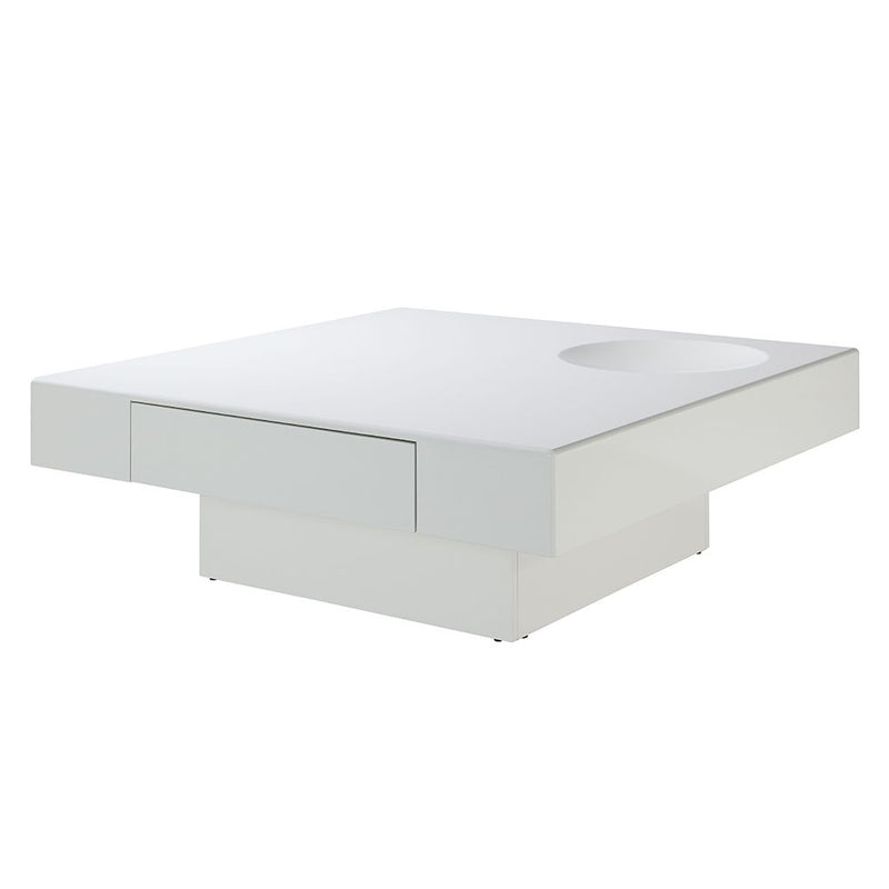 Khaim - Coffee Table - White High Gloss - R&R Furniture Gallery (Fountain Valley, CA)