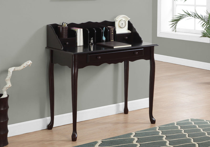 Computer Desk For Home Office, Laptop, Storage Drawers, Traditional - R&R Furniture Gallery (Fountain Valley, CA)