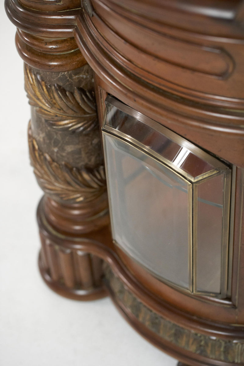 Villa Valencia - China Buffet Cabinet - Classic Chestnut - R&R Furniture Gallery (Fountain Valley, CA)