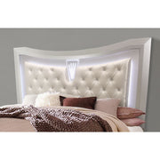 Cross - Elegant Design Bed With LED - R&R Furniture Gallery (Fountain Valley, CA)