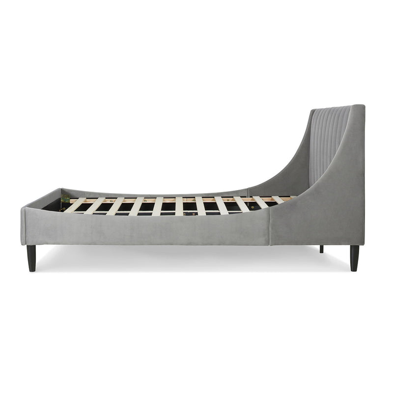 Aspen - Vertical Tufted Modern Headboard Platform Bed Set - R&R Furniture Gallery (Fountain Valley, CA)