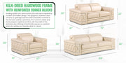 296 - Genuine Leather Chair - R&R Furniture Gallery (Fountain Valley, CA)