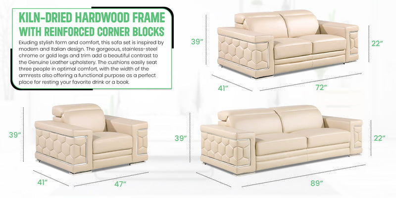 296 - Genuine Leather Chair - R&R Furniture Gallery (Fountain Valley, CA)