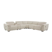 Dayana - Power Motion Sectional Sofa - Beige Boucle - R&R Furniture Gallery (Fountain Valley, CA)