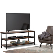 Skyler - TV Media Stand - Dark Cognac Brown - R&R Furniture Gallery (Fountain Valley, CA)