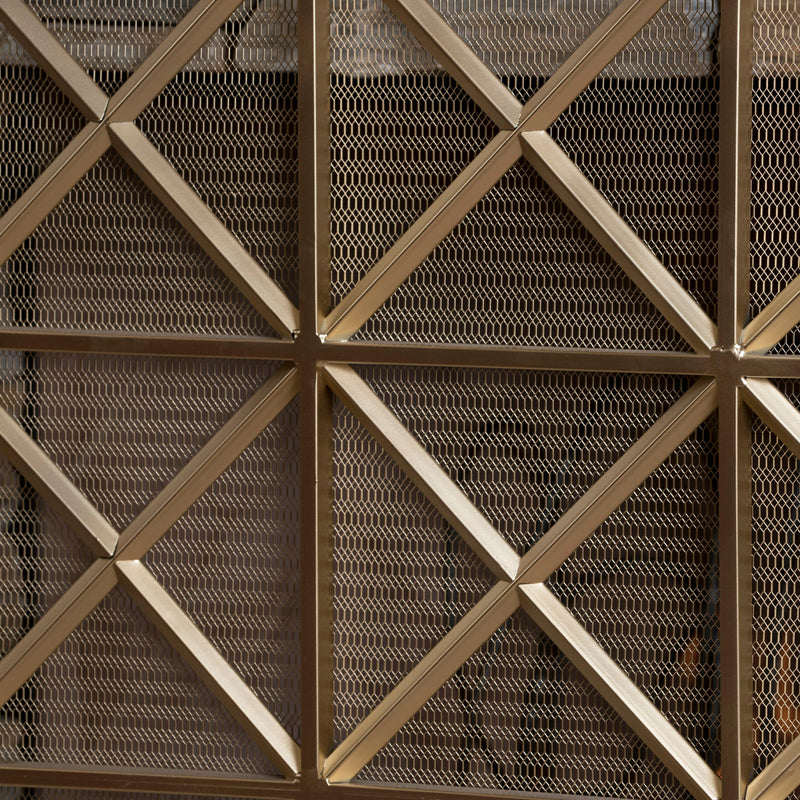 Margaret - 3 Panel Fireplace Screen Iron - R&R Furniture Gallery (Fountain Valley, CA)
