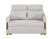 Percy - Teddy Sleeper Loveseat With Dual-Pull Sleeper Design - R&R Furniture Gallery (Fountain Valley, CA)