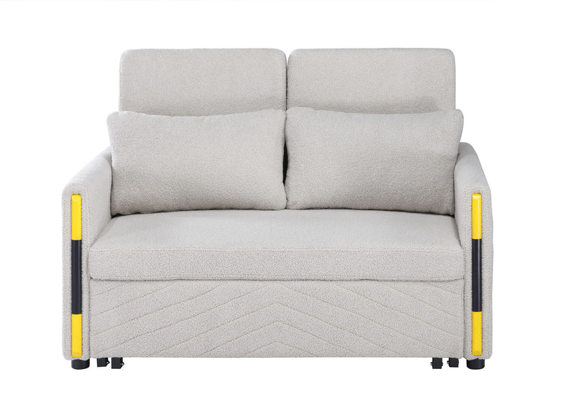 Percy - Teddy Sleeper Loveseat With Dual-Pull Sleeper Design - R&R Furniture Gallery (Fountain Valley, CA)