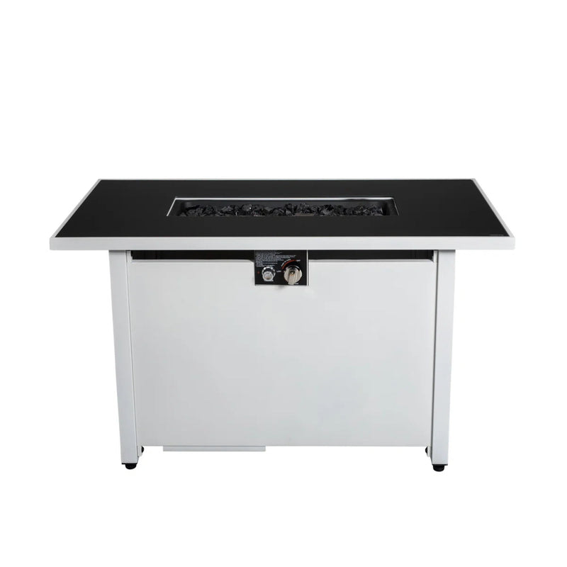 Rectangular Fire Pit With Frame Elegant Design - R&R Furniture Gallery (Fountain Valley, CA)