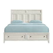 Storage Bed With Panel Headboard And Spacious Footboard Drawers - R&R Furniture Gallery (Fountain Valley, CA)