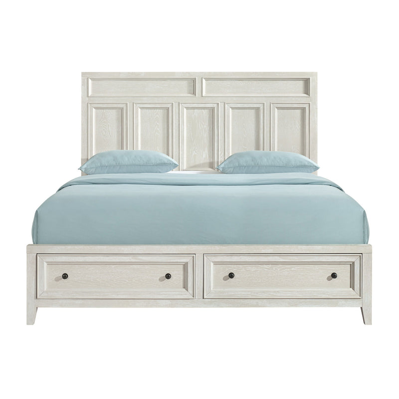 Storage Bed With Panel Headboard And Spacious Footboard Drawers - R&R Furniture Gallery (Fountain Valley, CA)