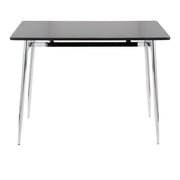 Lumi Source Marcel contemporary counter table with sleek wooden top and metal legs, modern design for stylish dining or workspace.