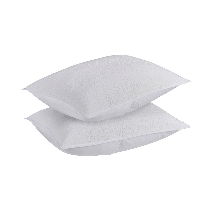 Danica sham by Classic Home, featuring elegant quilted fabric with detailed stitching, designed for bed decor and comfort.
