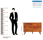 Large Curved Chest - Chestnut - R&R Furniture Gallery (Fountain Valley, CA)